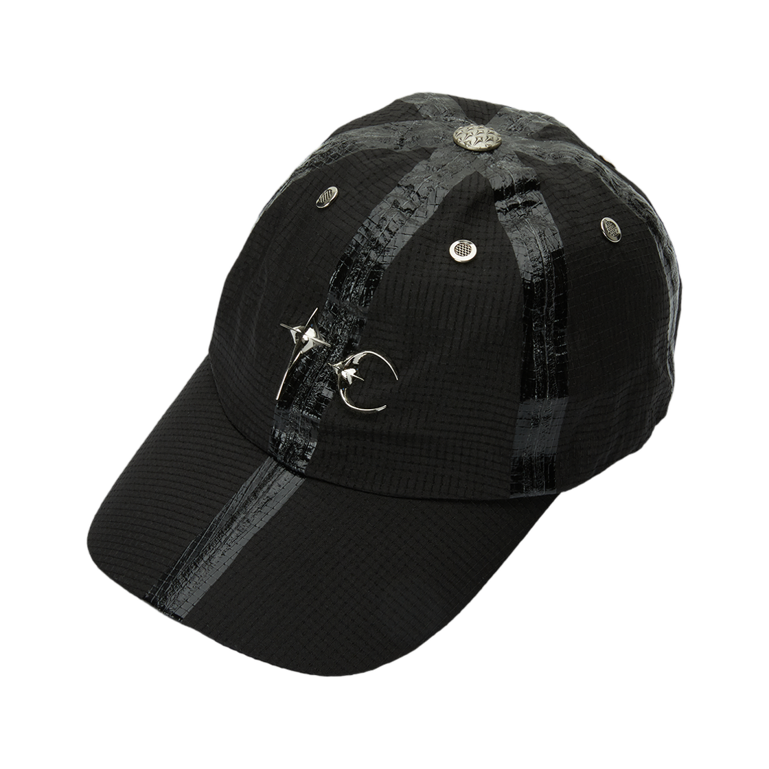 떠그 클럽 심 씰 테이프 라인 캡 블랙(Thug Club Seam Sealed Taped Line Cap Black)