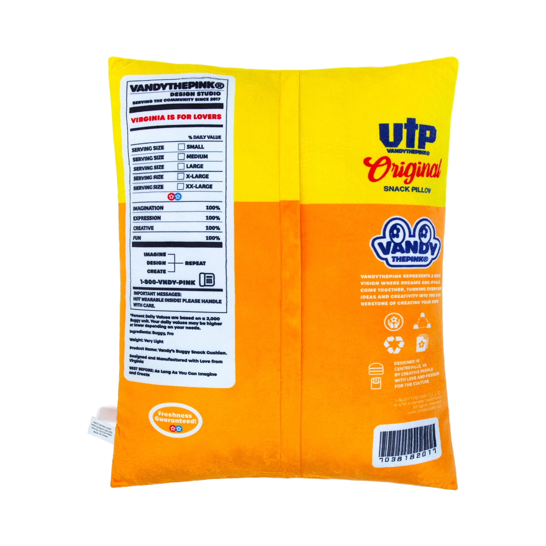 반디 더 핑크 VTP 배기 쿠션 옐로우(Vandy The Pink VTP Buggy Cushion Yellow) - 2