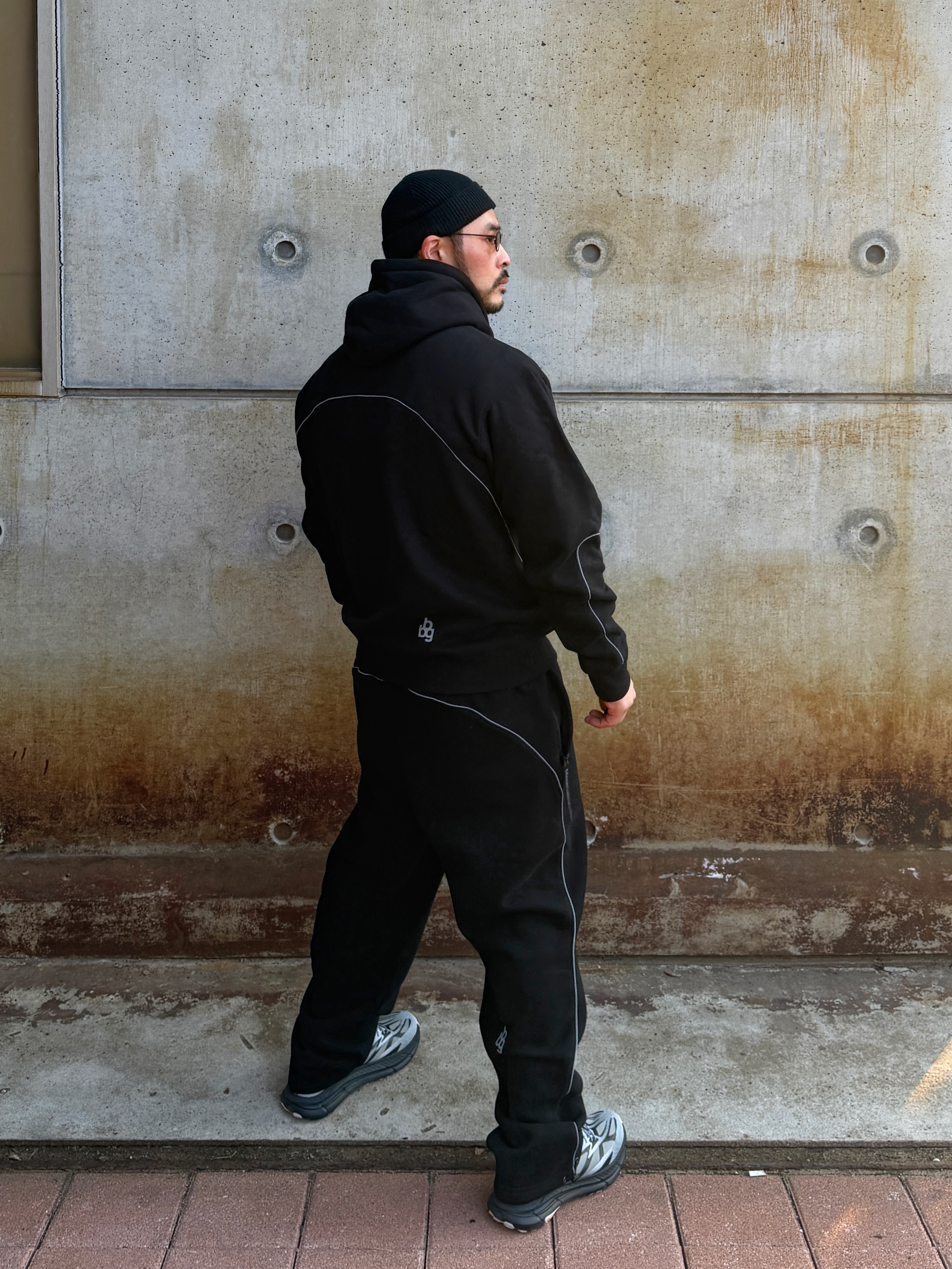 Hoka Mafate Speed 4 Lite TS Black White, (Kids) Frgmt Mini Mini Logo Beanie Black 착용 스타일 - 6