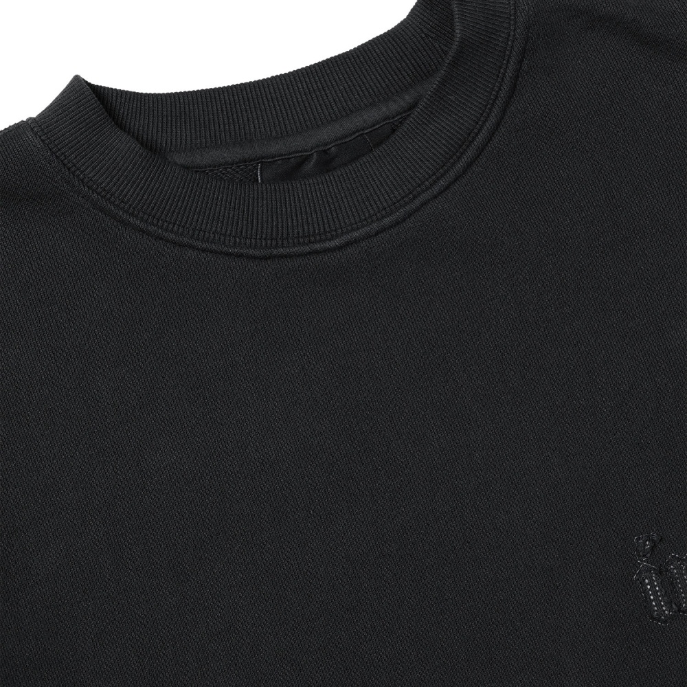 인세인개러지 아플리케 스웻 셔츠 - 블랙(INSANE GARAGE Applique Sweat Shirt_Black) - 5