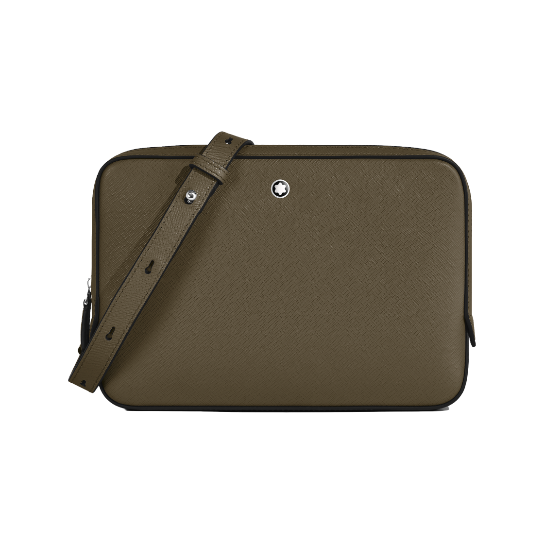 몽블랑 스몰 크로스바디백 사토리얼 레더 카키(Montblanc Small Crossbody Bag In Sartorial Leather khaki)