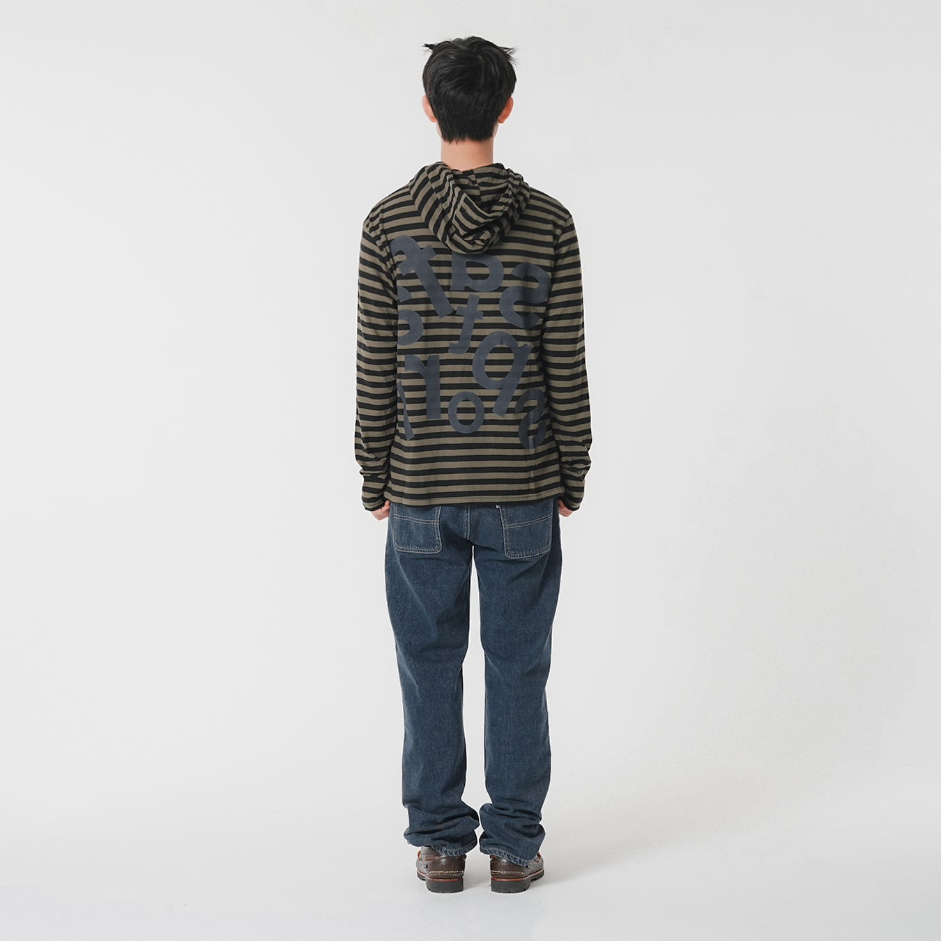 [KREAM 단독] 사파리스팟 티켓팅 스트라이프 보더 후디 올리브([KREAM 단독] Safarispot Ticketing Stripe Border Hoodie Olive) - 4