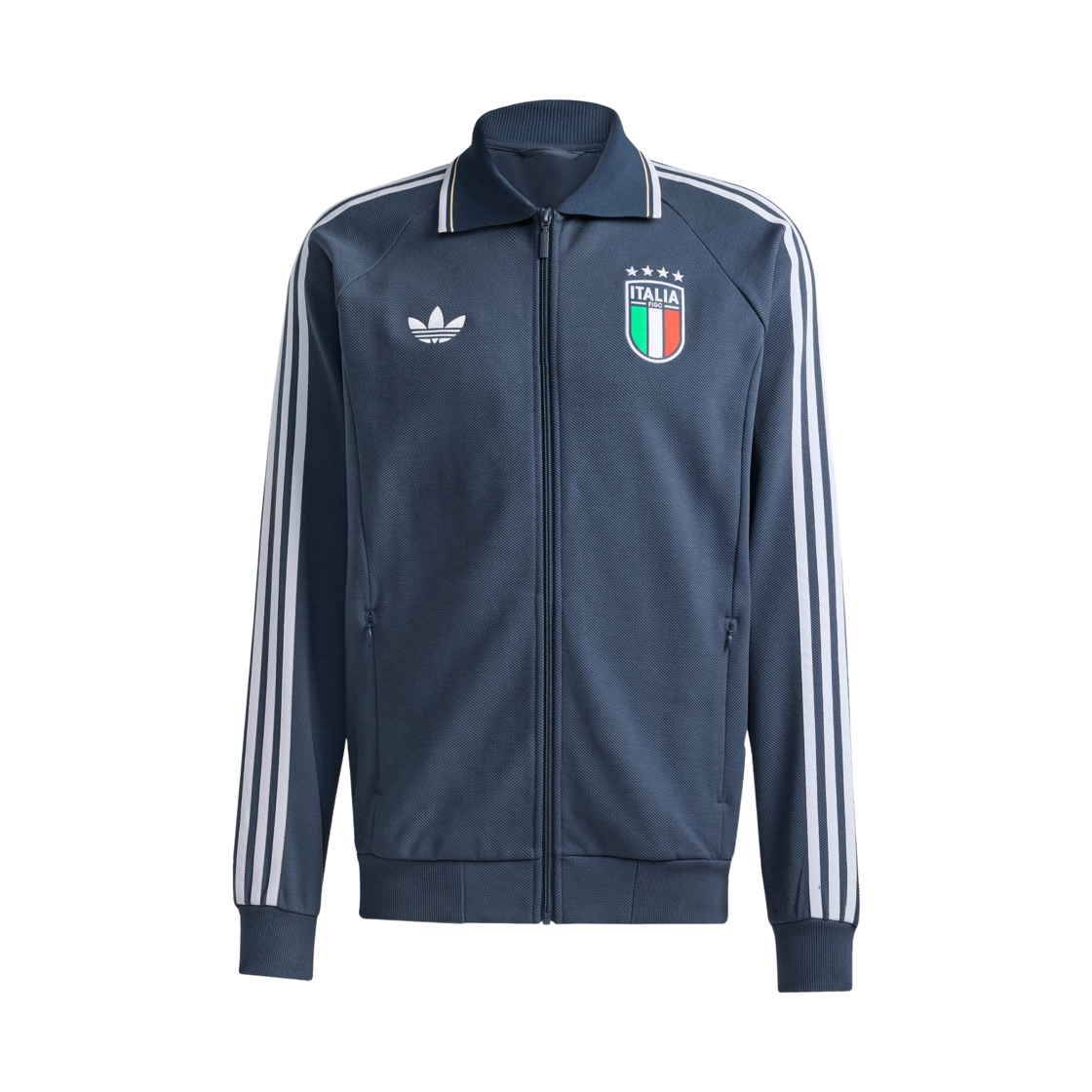 아디다스 이탈리아 어웨이 앤썸 자켓 나이트 마린 - KR 사이즈 (논 마킹 버전)(Adidas Italy Away Anthem Jacket Night Marine - KR Sizing (Non Marking Ver.)) - 1