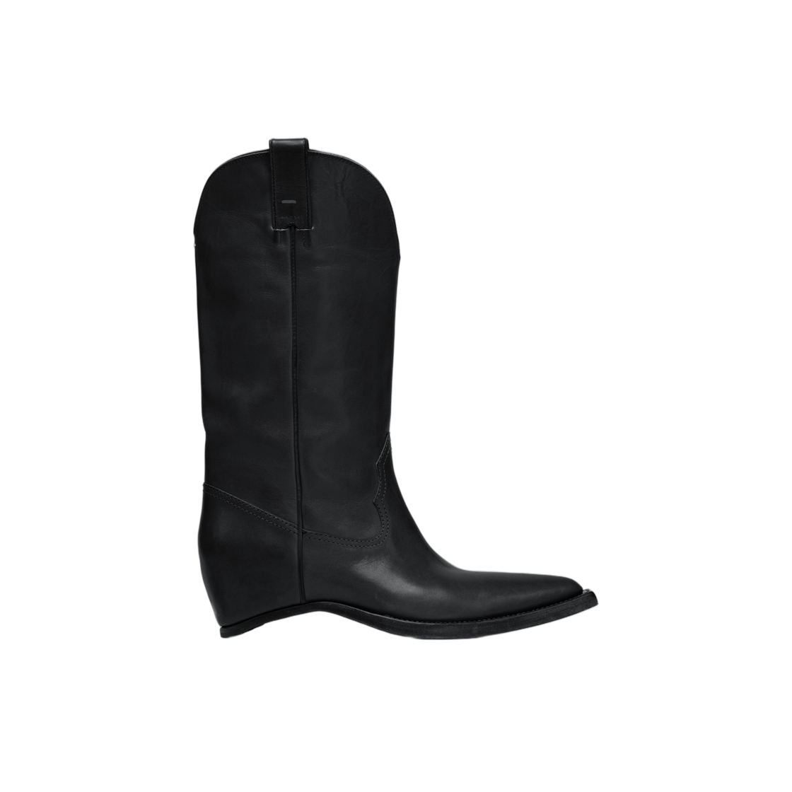 S39WW0081P7677T8013 (W) Maison Margiela Heel-less Western Boots Black