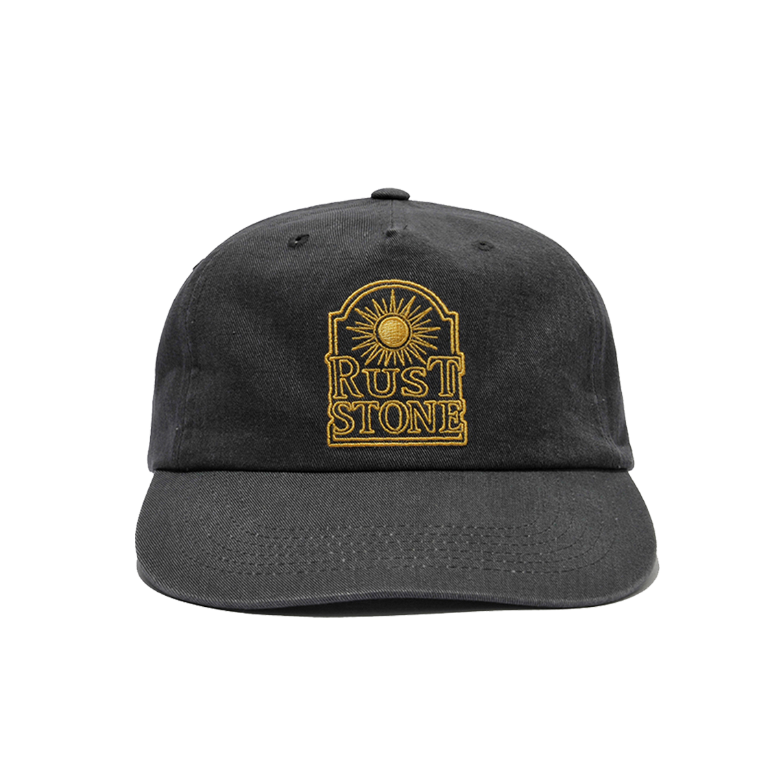 러스트앤스톤 썬 엠블럼 볼캡 블랙(Rust And Stone Sun Emblem Ball Cap Black)