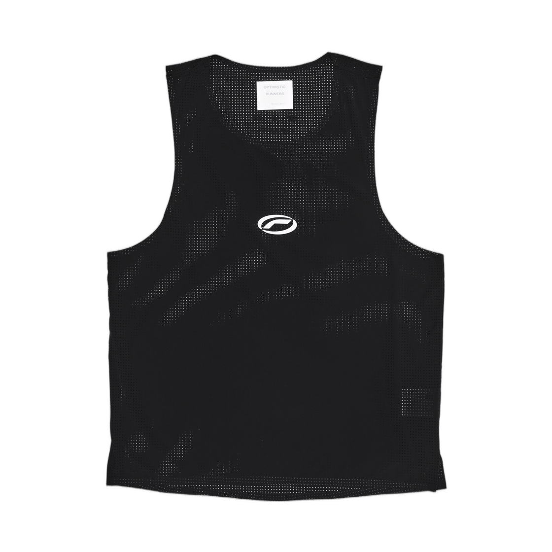 옵티미스틱 러너스 크롭 메쉬 싱글렛 블랙(Optimistic Runners Crop Mesh Singlet Black)