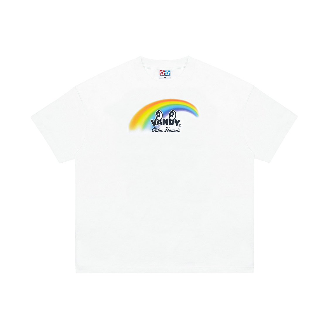 반디 더 핑크 하와이 아이 로고 티셔츠 화이트(Vandy The Pink Hawaii Eye Logo T-Shirt White)