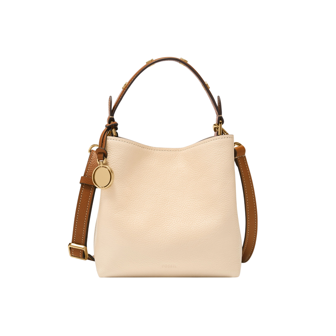ZB11002120 [20% 쿠폰] Fossil Jessie Small Bucket Crossbody Vanilla