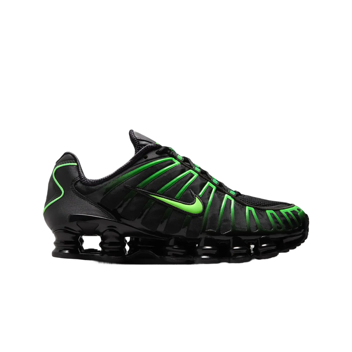 나이키 샥스 TL 블랙 그린 스트라이크(Nike Shox TL Black Green Strike)