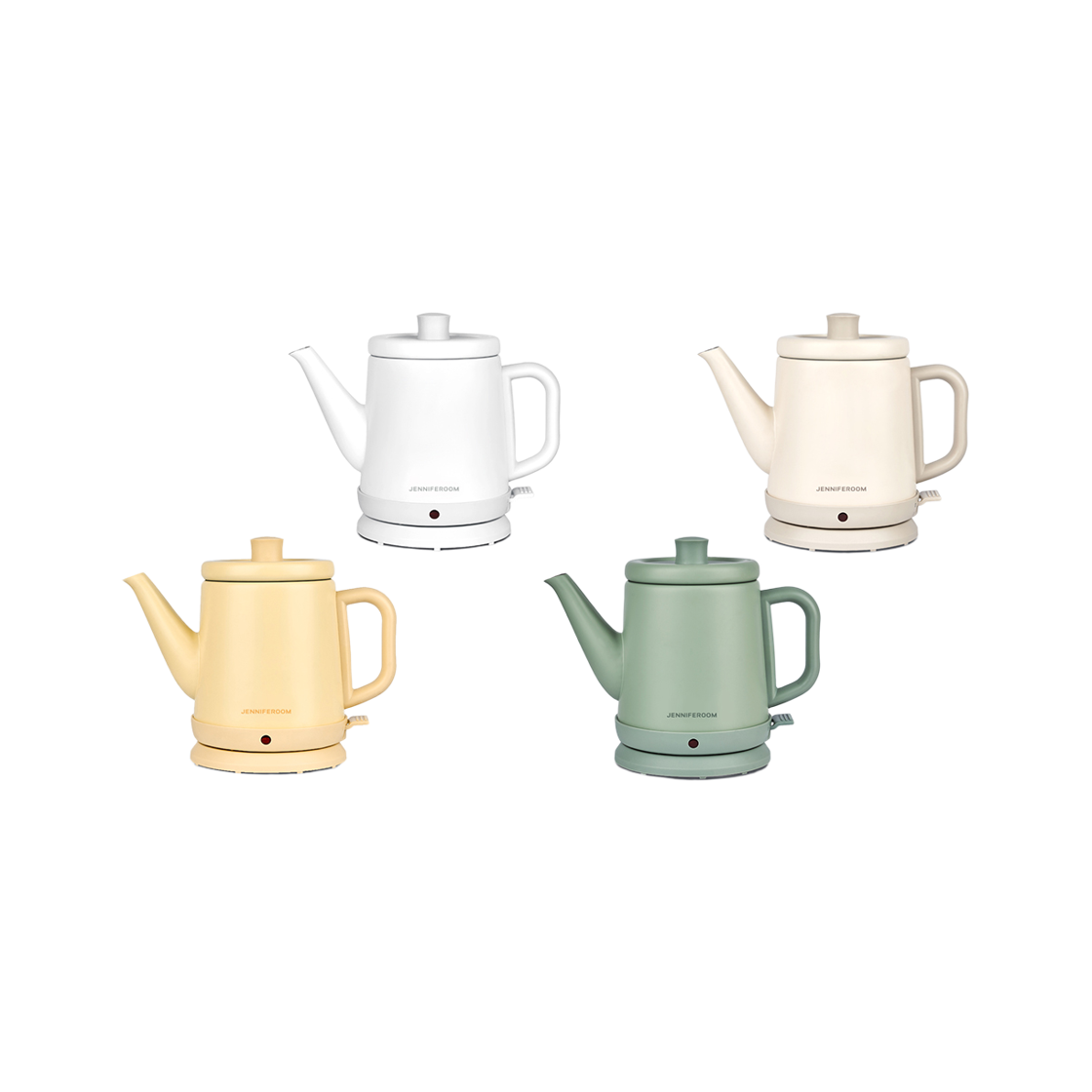 제니퍼룸 마카롱 전기포트 0.8L (4color)(JENNIFEROMM Macaron Electric Kettle 0.8L (4 Colors))