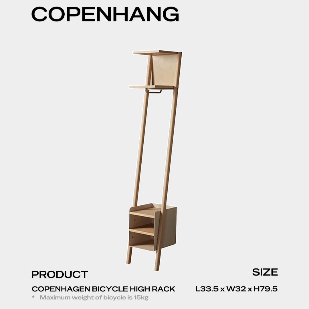 [3% 포인트 적립] COMMUNE Copenhang bicycle rack 착용 스타일 - 4