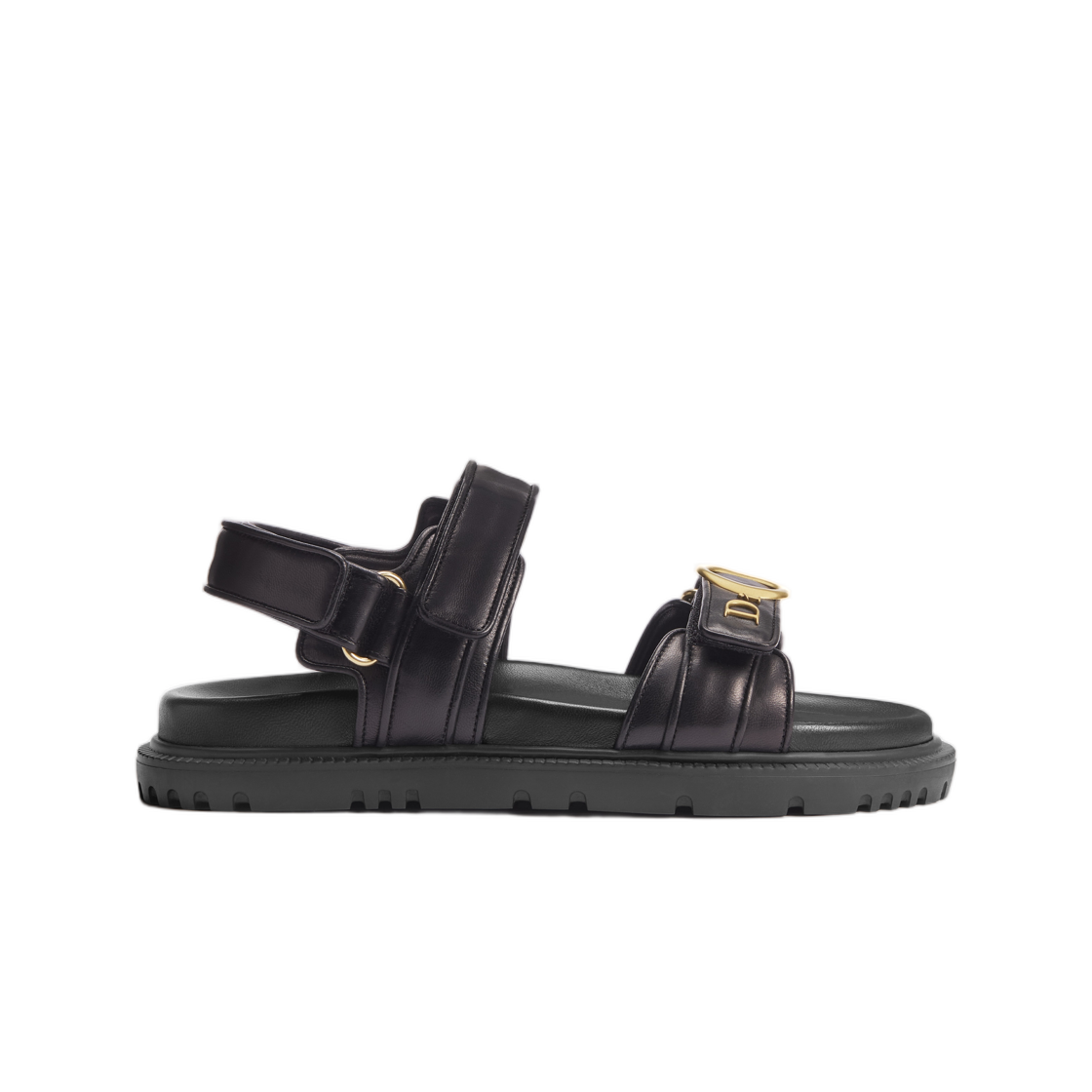 KCO590LAB-S900 (W) Dior My Dior Sandals Lambskin Black