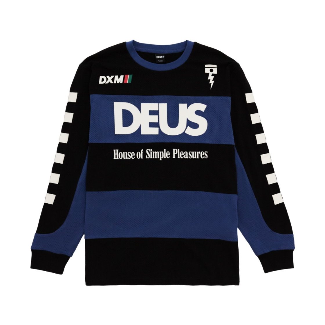 D261ULT163060 [6% 적립] Deus Ex Machina Vilander Moto Jersey Blue