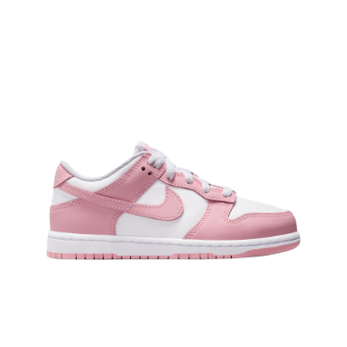 FB9108-125 (PS) Nike Dunk Low White Medium Soft Pink