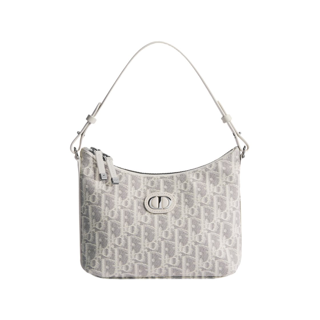 S4309PTZQ-M074 Dior 30 Montaigne Diorling Chain Bag Mini Dior Oblique Jacquard Latte Grey