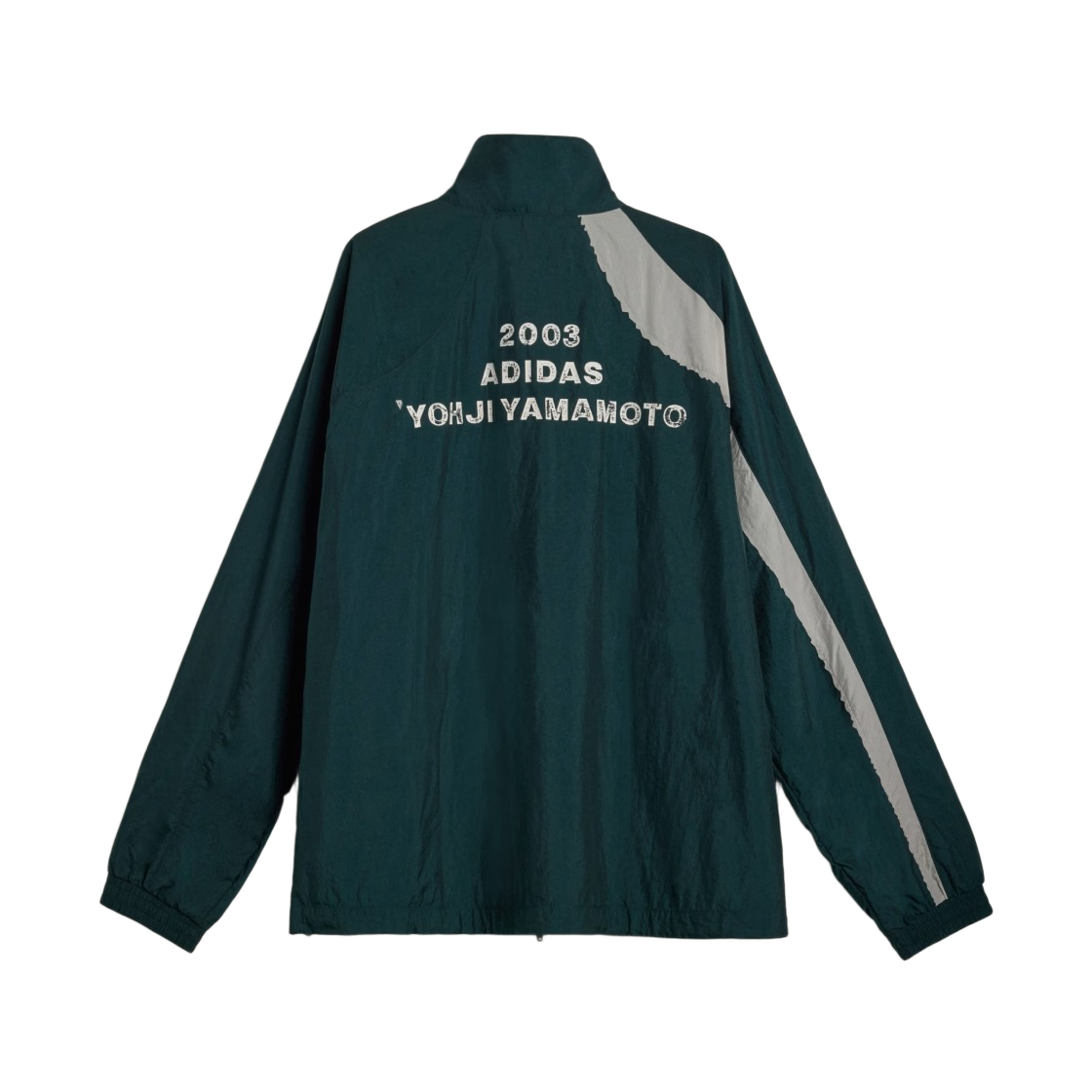 Y-3 로우 엣지 삼선 나일론 쉘 자켓 오로라 아이비 초크 펄(Y-3 Raw Edge 3-Stripes Nylon Shell Jacket Aurora Ivy Chalk Pearl) - 2
