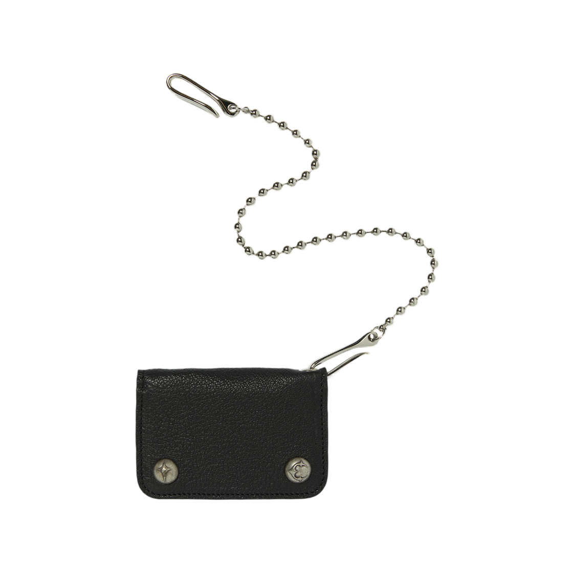 떠그 클럽 볼 체인 레더 카드 케이스 블랙(Thug Club Ball Chain Leather Card Case Black)