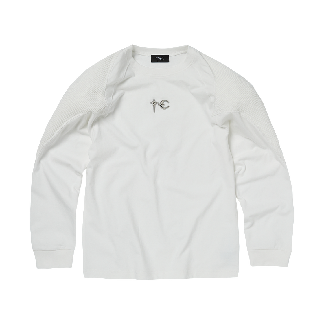 떠그 클럽 T-패드 롱 슬리브 화이트(Thug Club T-Padded Long Sleeve White) - 1