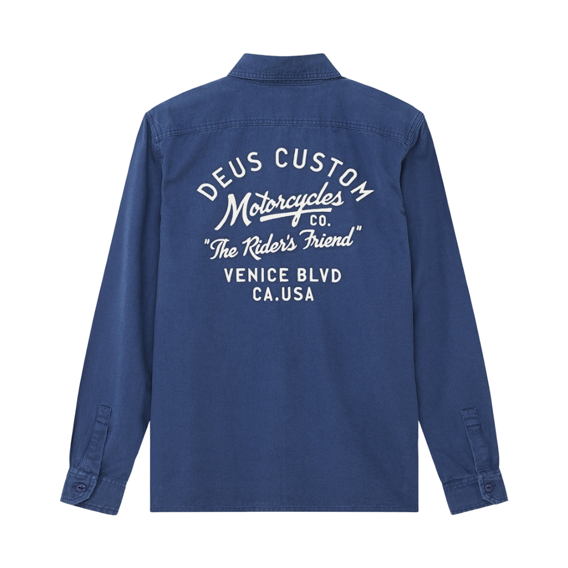 D261USH315060 [6% 적립] Deus Ex Machina Nomad Shirt Blue