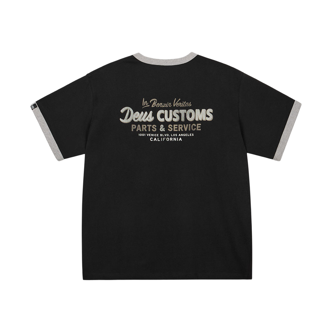 [6% 적립] 데우스 엑스 마키나 링거 티셔츠 블랙([6% 적립] Deus Ex Machina House Of Simple Pleasures Ringer Tee Black) - 2