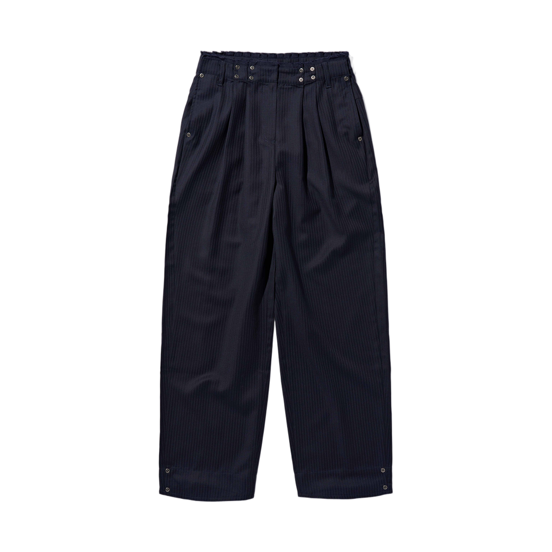 - Mischief Adjustable Wool Baggy Slacks Navy