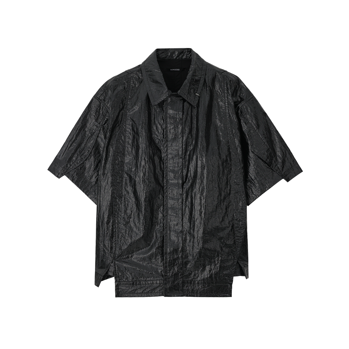 송지오 컬렉션 프랙쳐 코쿤 셔츠 블랙(SONGZIO COLLECTION Fracture Cocoon Shirt Black)
