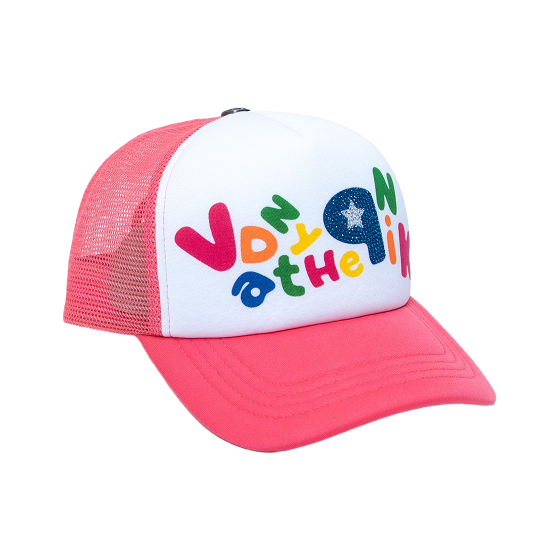 반디 더 핑크 TRS 트러커 햇 레드(Vandy The Pink TRS Trucker Hat Red)