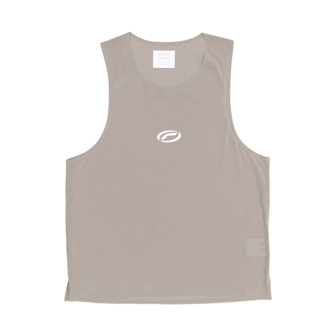 옵티미스틱 러너스 크롭 메쉬 싱글렛 카멜(Optimistic Runners Crop Mesh Singlet Camel)