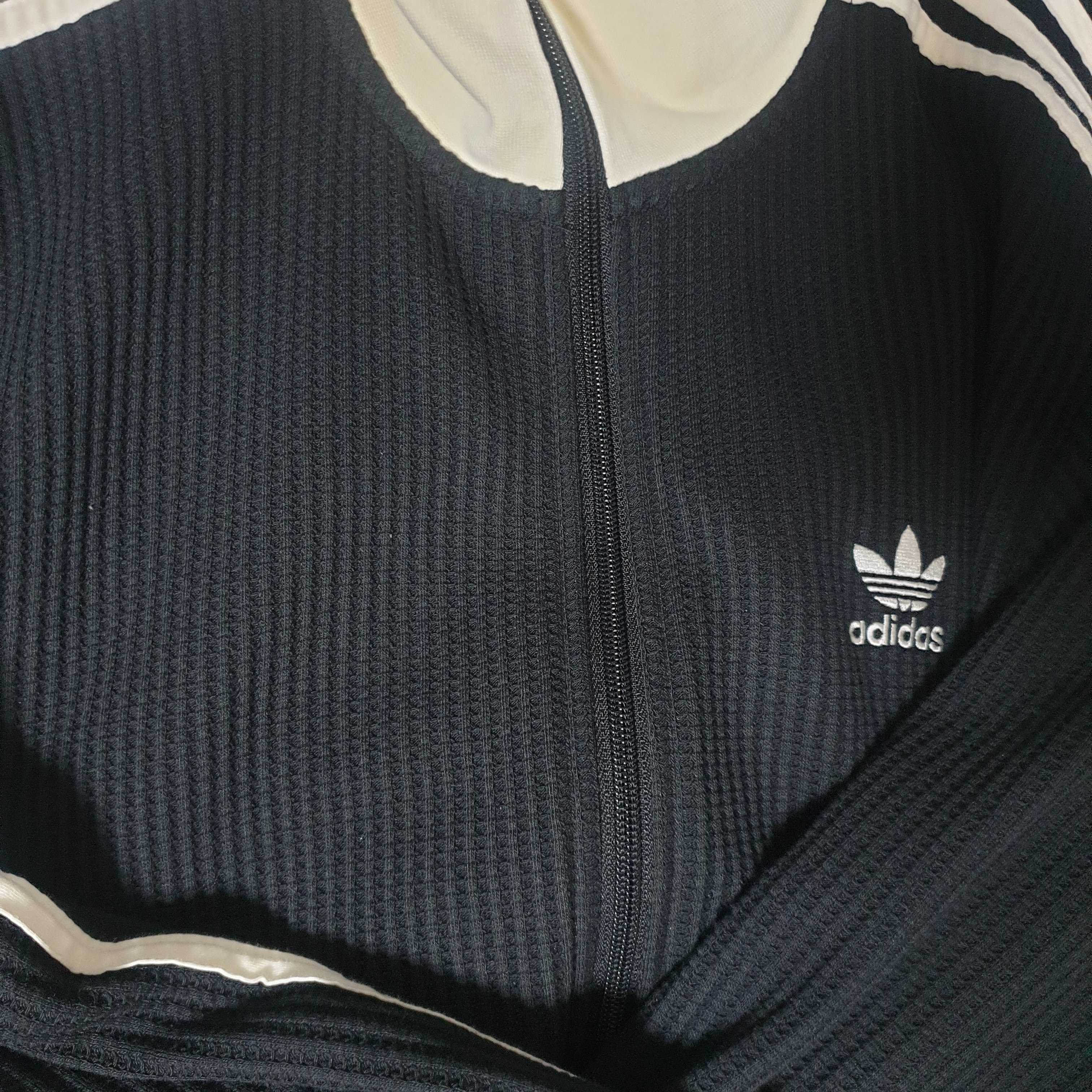 Adidas Waffle Beckenbauer Track Top Black - KR Sizing 착용 스타일