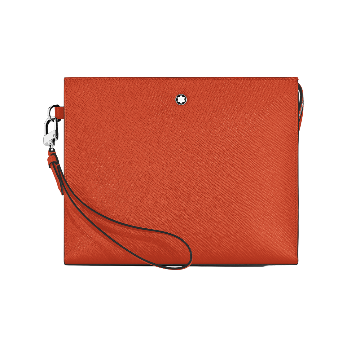 몽블랑 클러치 사토리얼 레더 탠저린(Montblanc Clutch In Sartorial Leather Tangerine) - 1