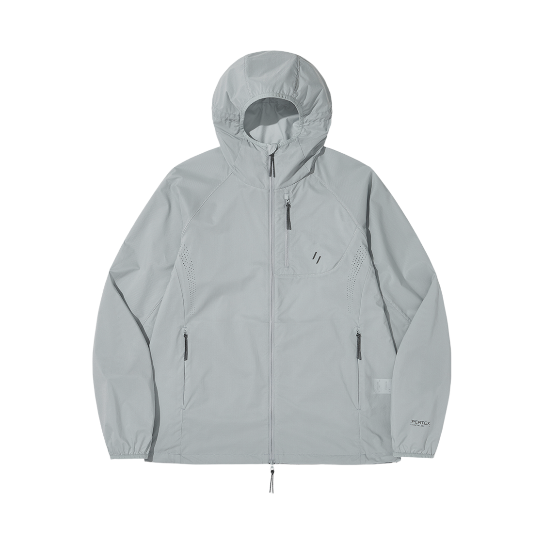 웰터 익스페리먼트 에어백 퍼텍스 라이트 윈드브레이커 자켓 라이트 그레이(WELTER EXPERIMENT Airback Pertex Light Windbreaker Jacket Light Gray)