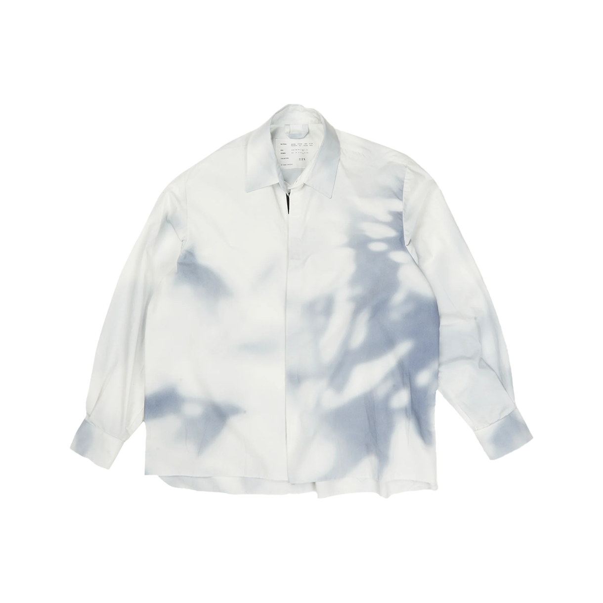 카미엘 포트젠스 빅 셔츠 벨크로 그레이 화이트 스트라이프 - 26SS(Camiel Fortgens Big Shirt Velcro Grey White Stripe - 26SS) - 1