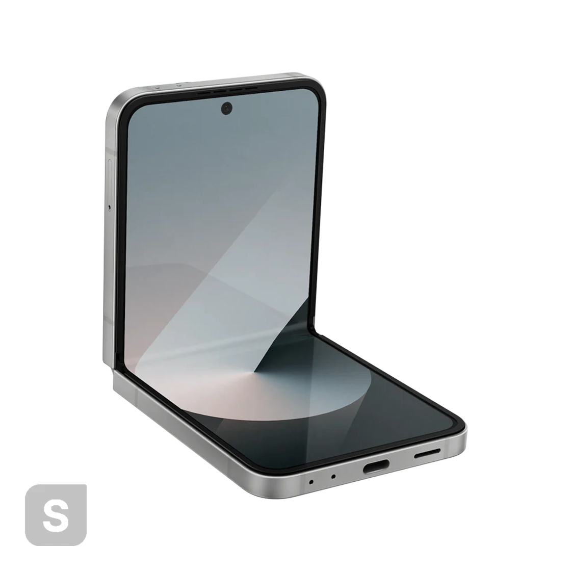[S등급] 리퍼비시 갤럭시 Z 플립 6 256기가 실버 쉐도우([S등급] Refurbished Galaxy Z Flip 6 256GB Silver Shadow)