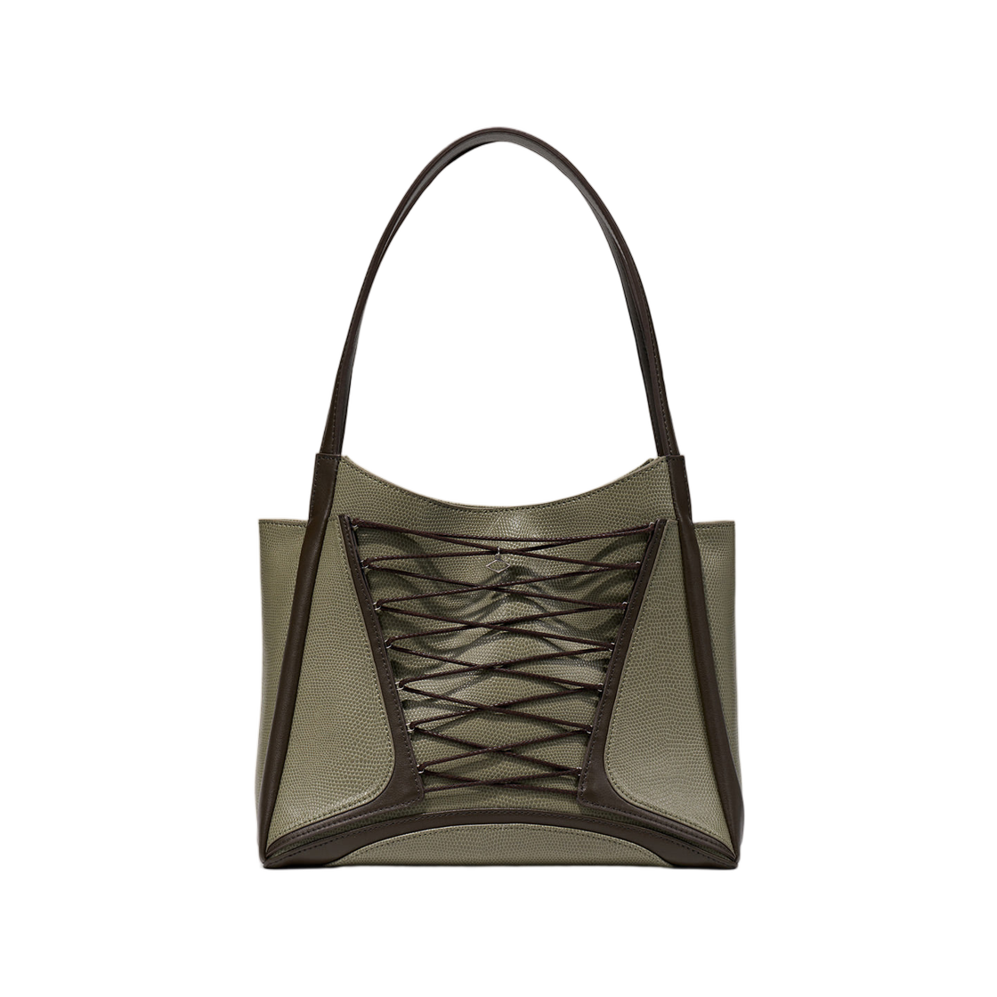- Mischief Corset Curve Shoulder Bag Khaki