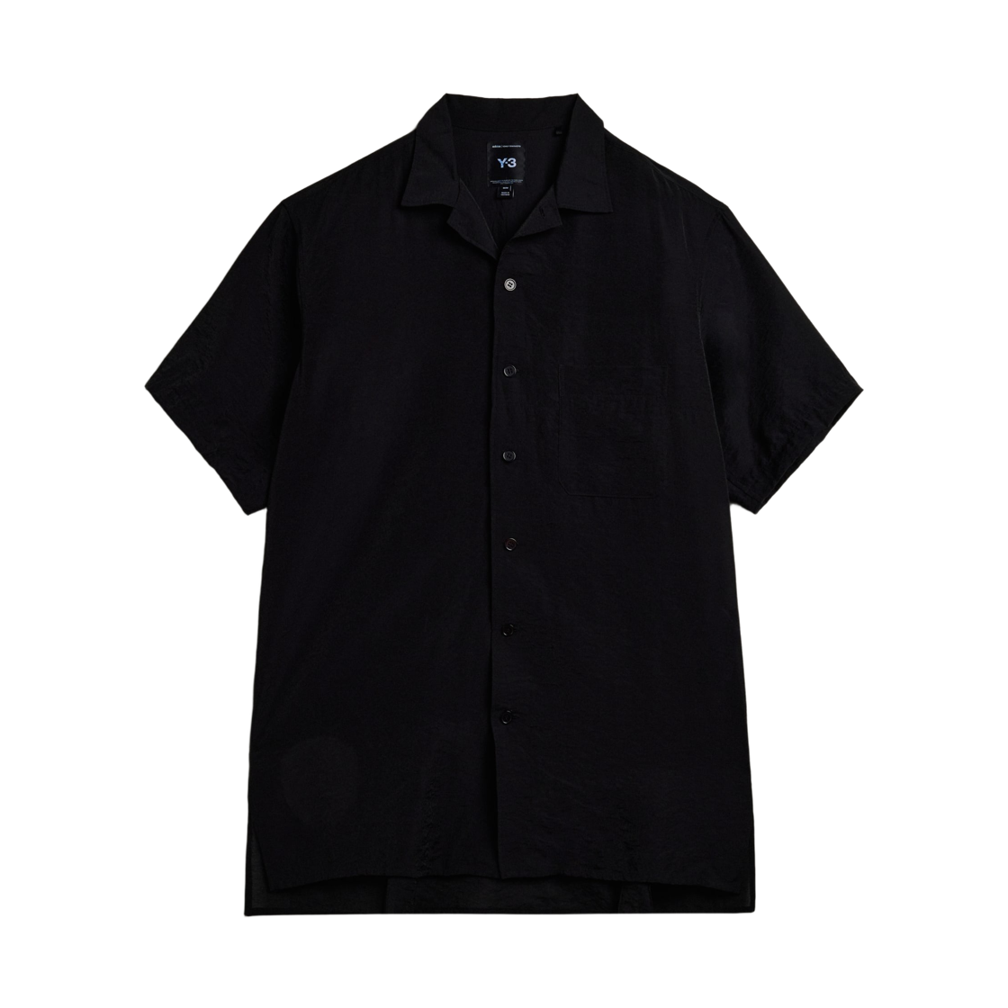 KH0426 Y-3 Short Sleeve Long Shirt Black
