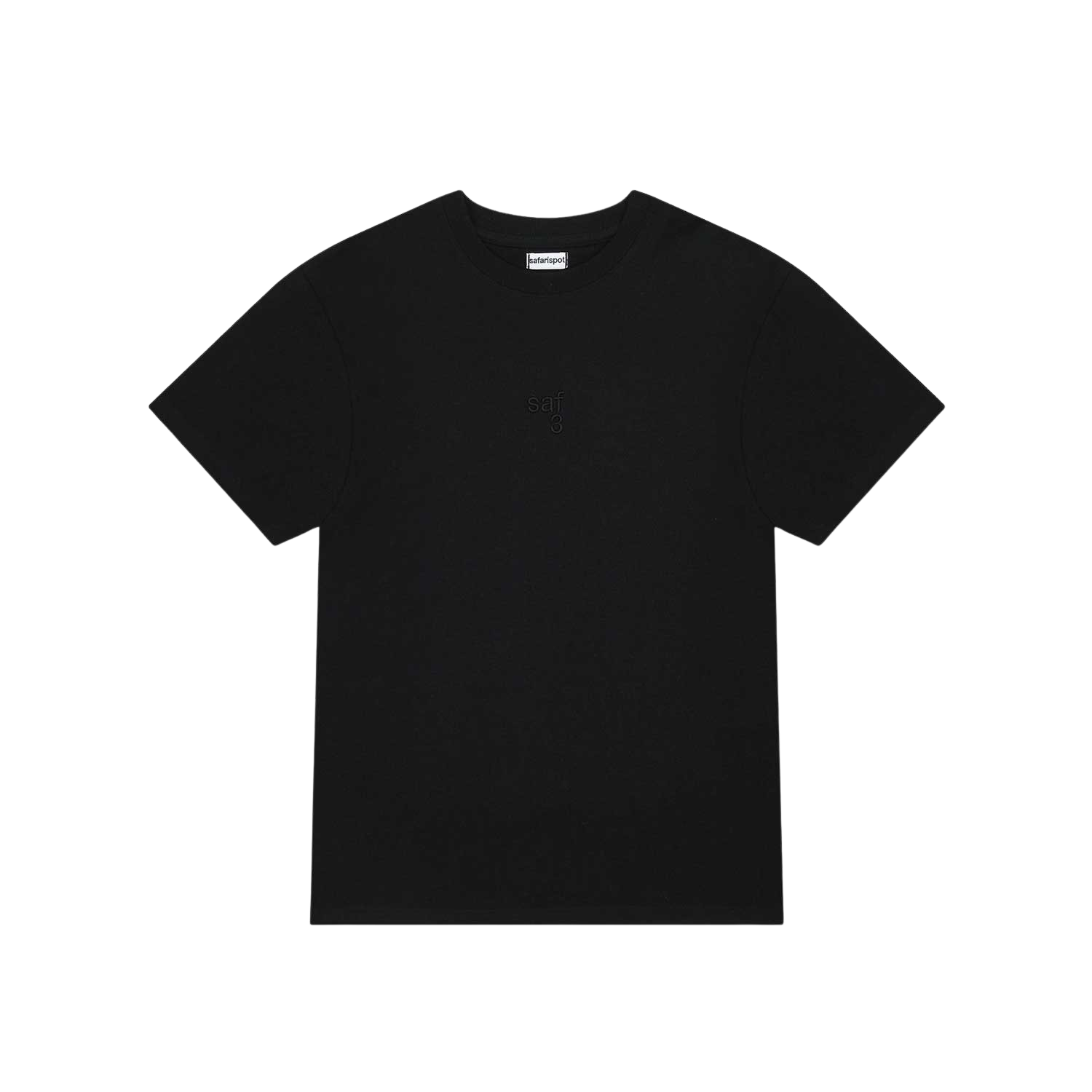사파리스팟 베이직 미니 사파리 티셔츠 블랙(Safarispot Basic Mini Safari T-Shirt Black) - 1