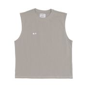 Optimistic Runners Cotton Crop Tank Top Grey