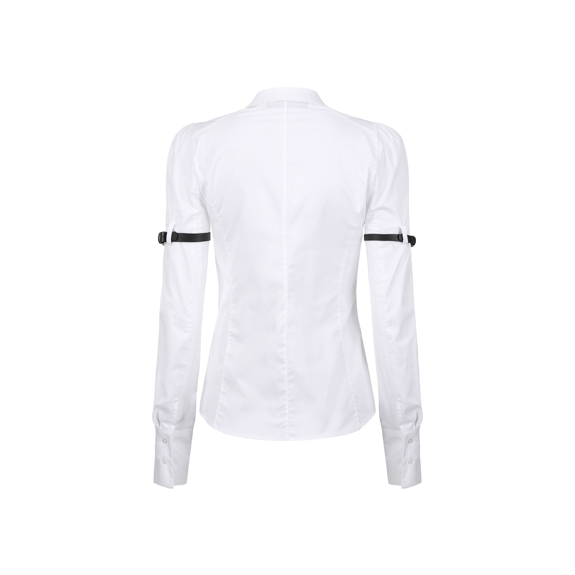클럿 스튜디오 슬리브 벨트 타이 셔츠  화이트(Clut Studio Sleeve Belt Tie Shirt White) - 2