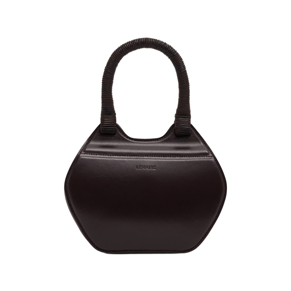 르메르 프로그 핸드백 다크 브라운(Lemaire Frog Handbag Dark Brown) - 2