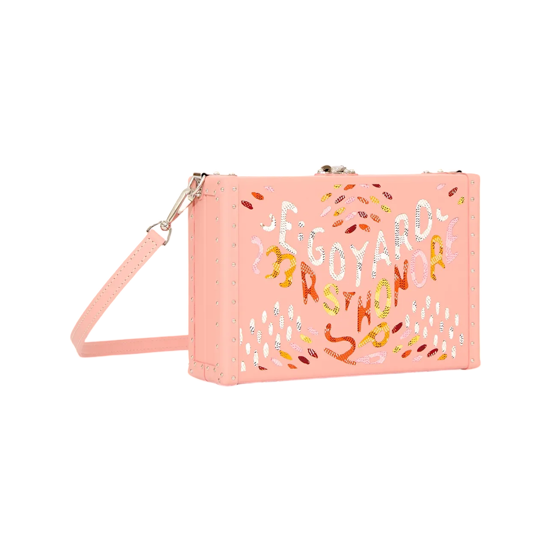 고야드 브종 트렁크 백 마케트리 파우더 핑크(Goyard Bezons Trunk Bag Marquetry Powder Pink) - 1