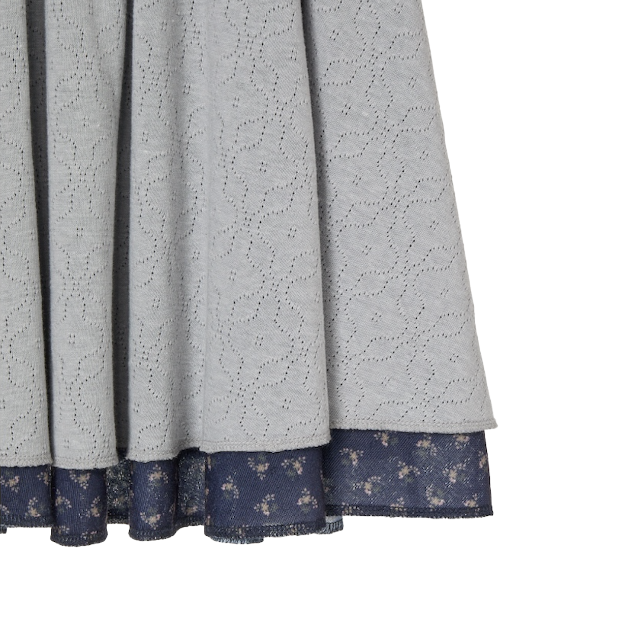 [오프라인 전용] 에이이에이이 우먼 레이어드 스커트 그레이 - 26SS([오프라인 전용] AEAE Women Layered Skirt Grey - 26SS) - 4