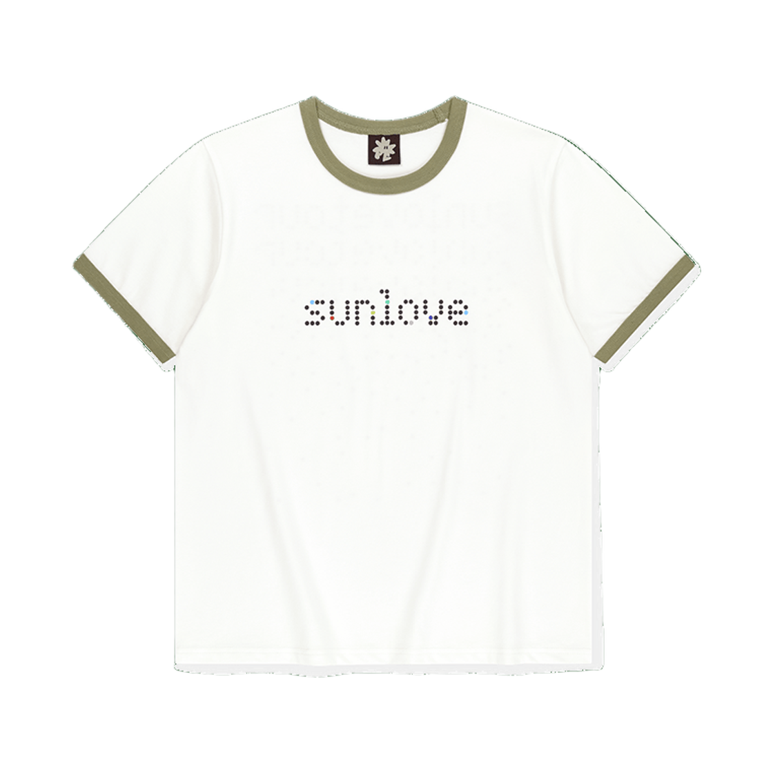 [트리플적립]썬러브 닷츠 링거 티 화이트([트리플적립]SUNLOVE Dots Ringer Tee White) - 2
