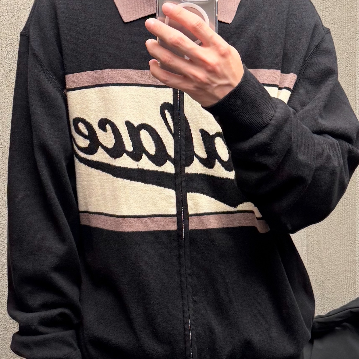 Palace Soul Knit Black - 25SS 착용 스타일