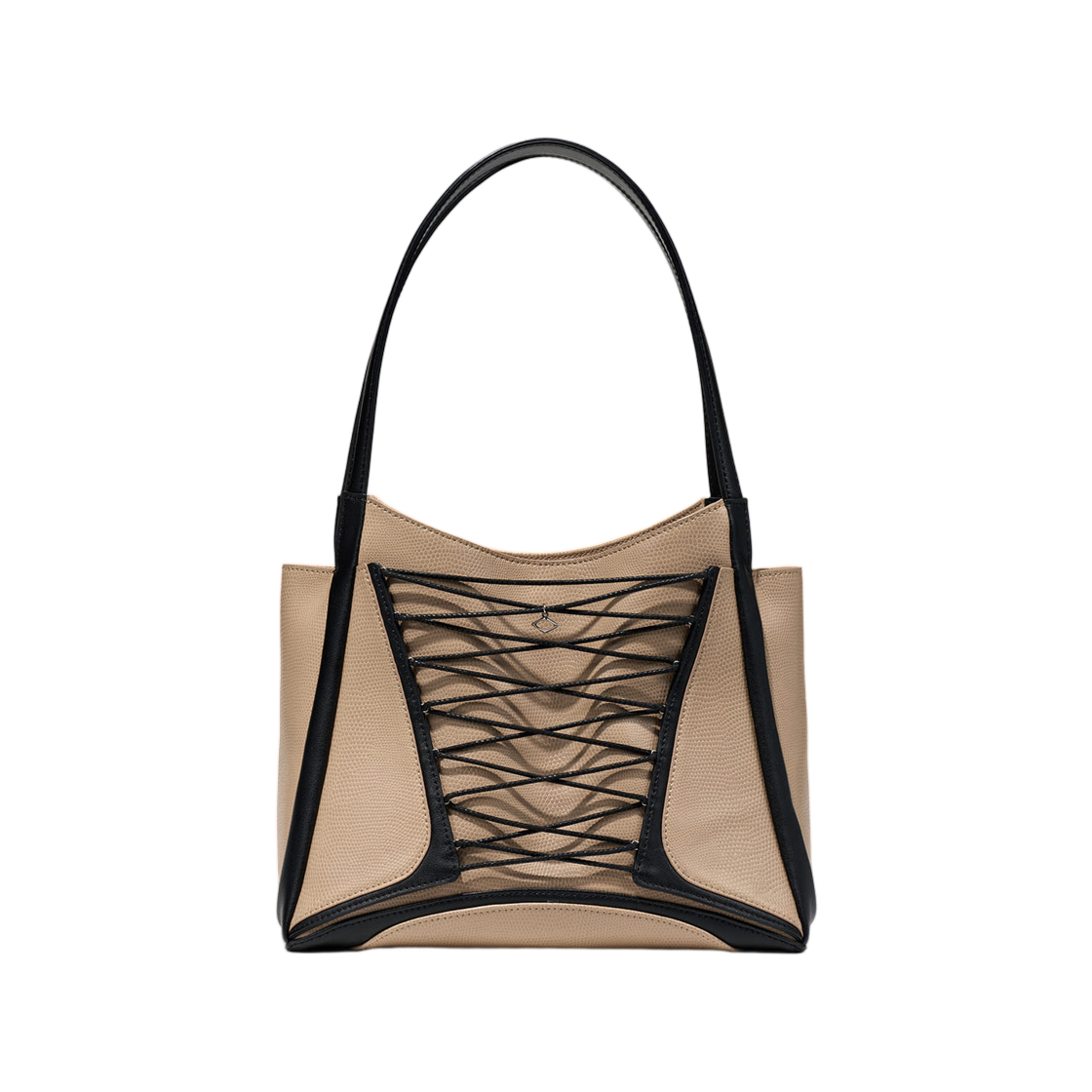 - Mischief Corset Curve Shoulder Bag Beige