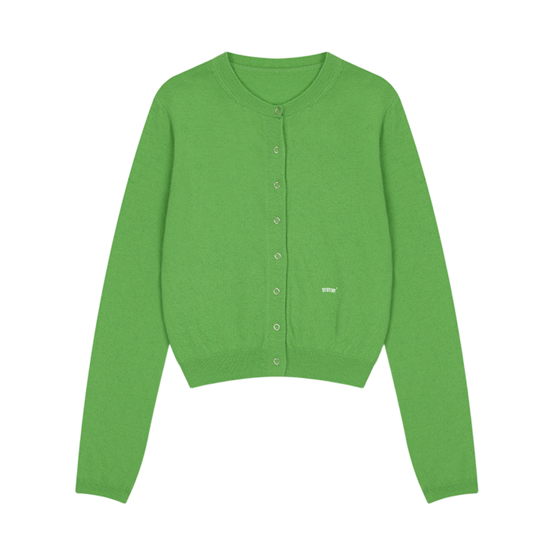 00074 Murmure Your Cashmere Wool Knit Cardigan Apple Green