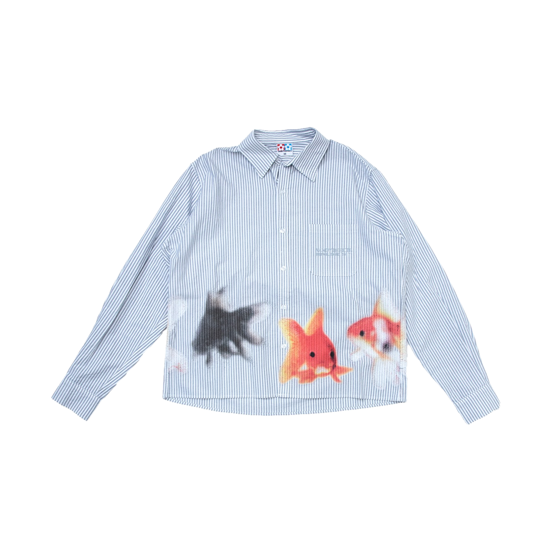 반디 더 핑크 골드피쉬 버튼 다운 셔츠 그레이(Vandy The Pink Goldfish Button Down Shirt Grey)