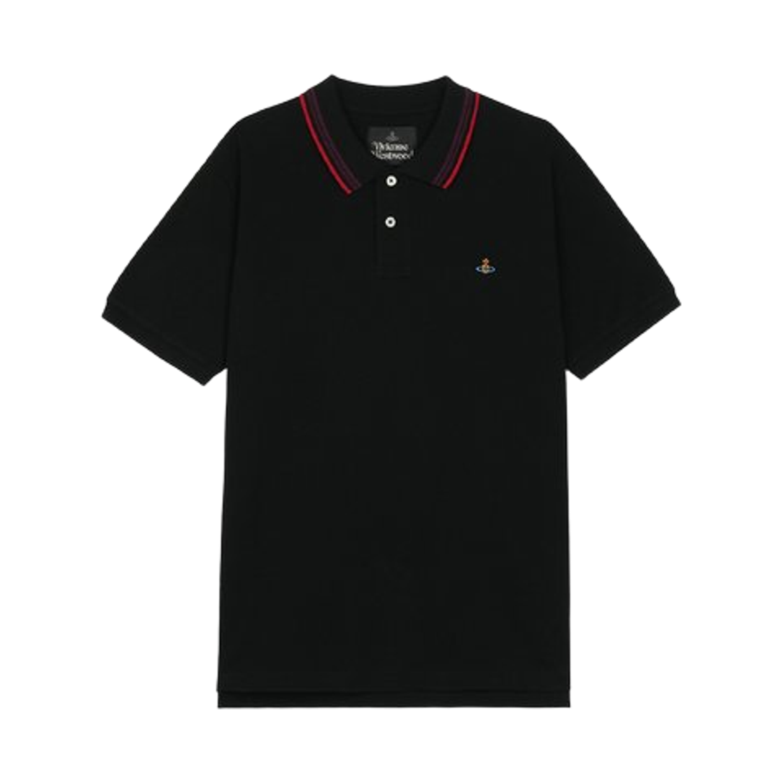 비비안 웨스트우드 클래식 폴로 티셔츠 블랙(Vivienne Westwood Classic Polo T-Shirt Black) - 1