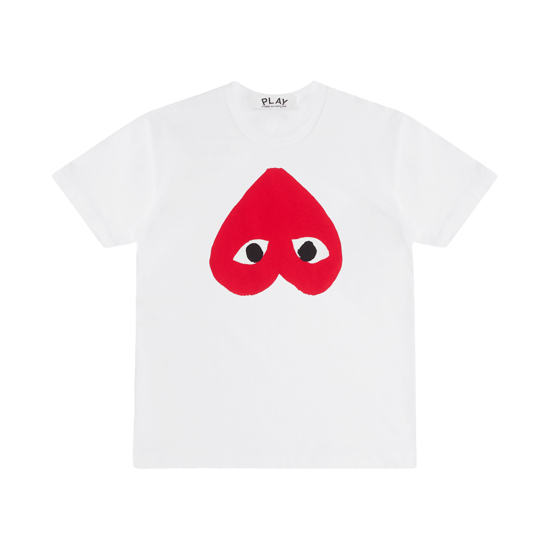 플레이 꼼데가르송 빅 레드 하트 티셔츠 화이트(Play Comme des Garcons Big Red Heart T-Shirt White) - 1
