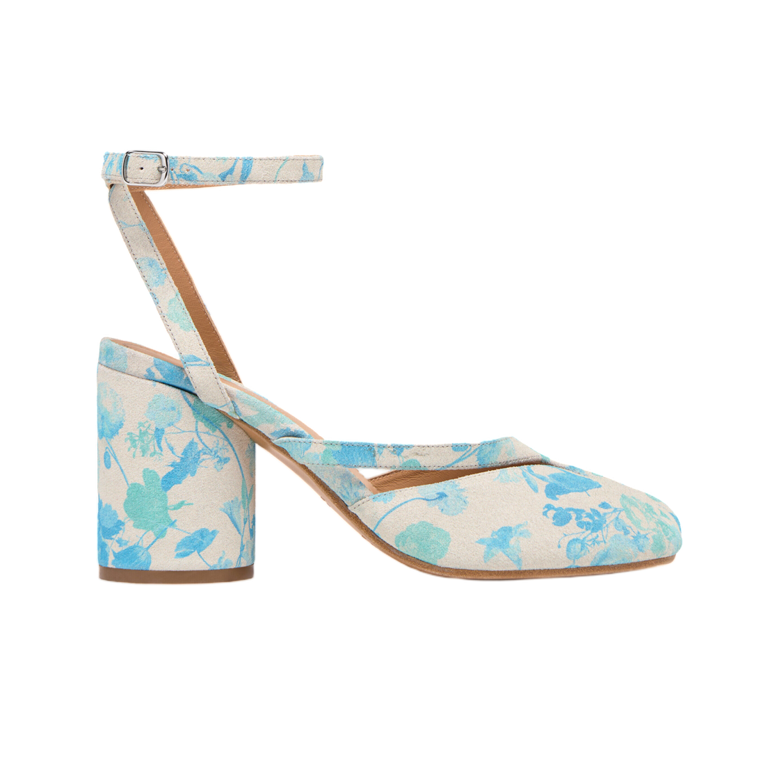 (W) 메종 마르지엘라 타비 샌들 펌프 화이트 라이트 블루((W) Maison Margiela Tabi Sandal Pump White Light Blue) - 1