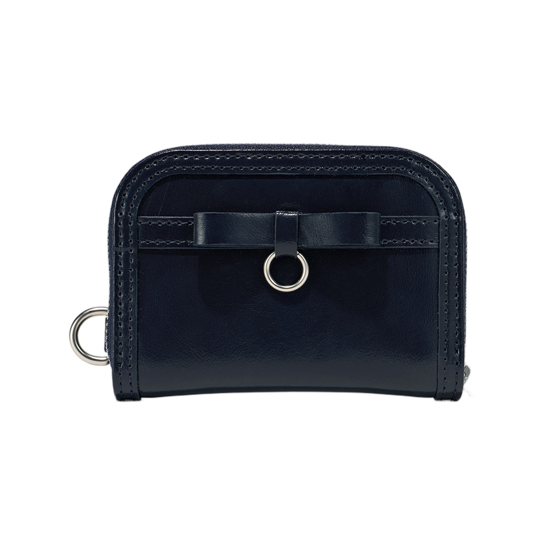 미스치프 플랫 보우 링 월렛 딥 네이비(Mischief Flat Bow Ring Wallet Deep Navy)